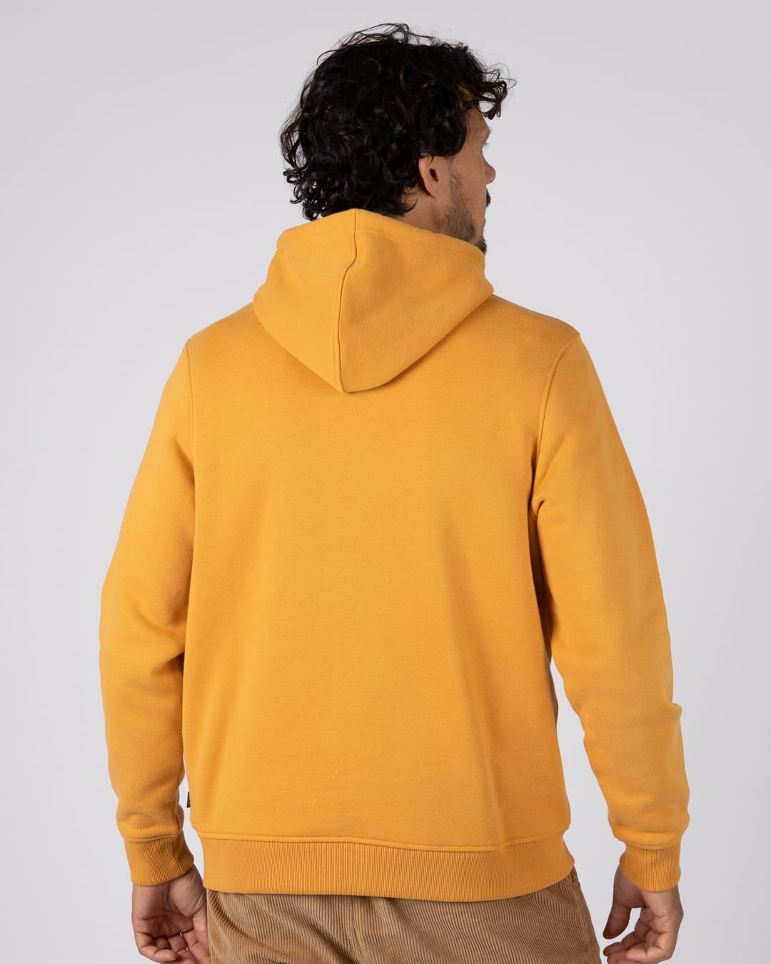 Trail Bus Mens Pop Hoodie in Yellow
