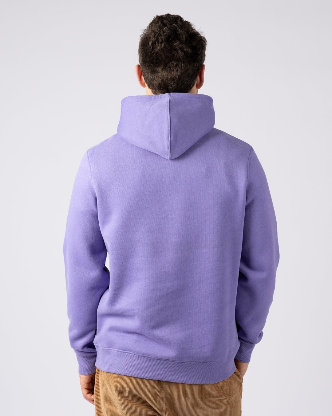 Box Logo Mens Pop Hoodie in Purple