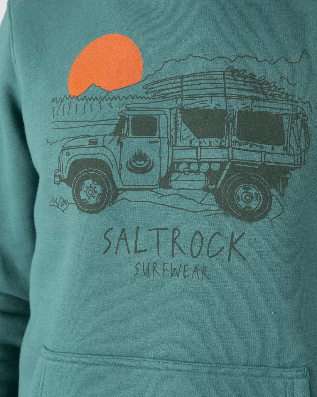 Surf Truck Mens Pop Hoodie In Dark Green