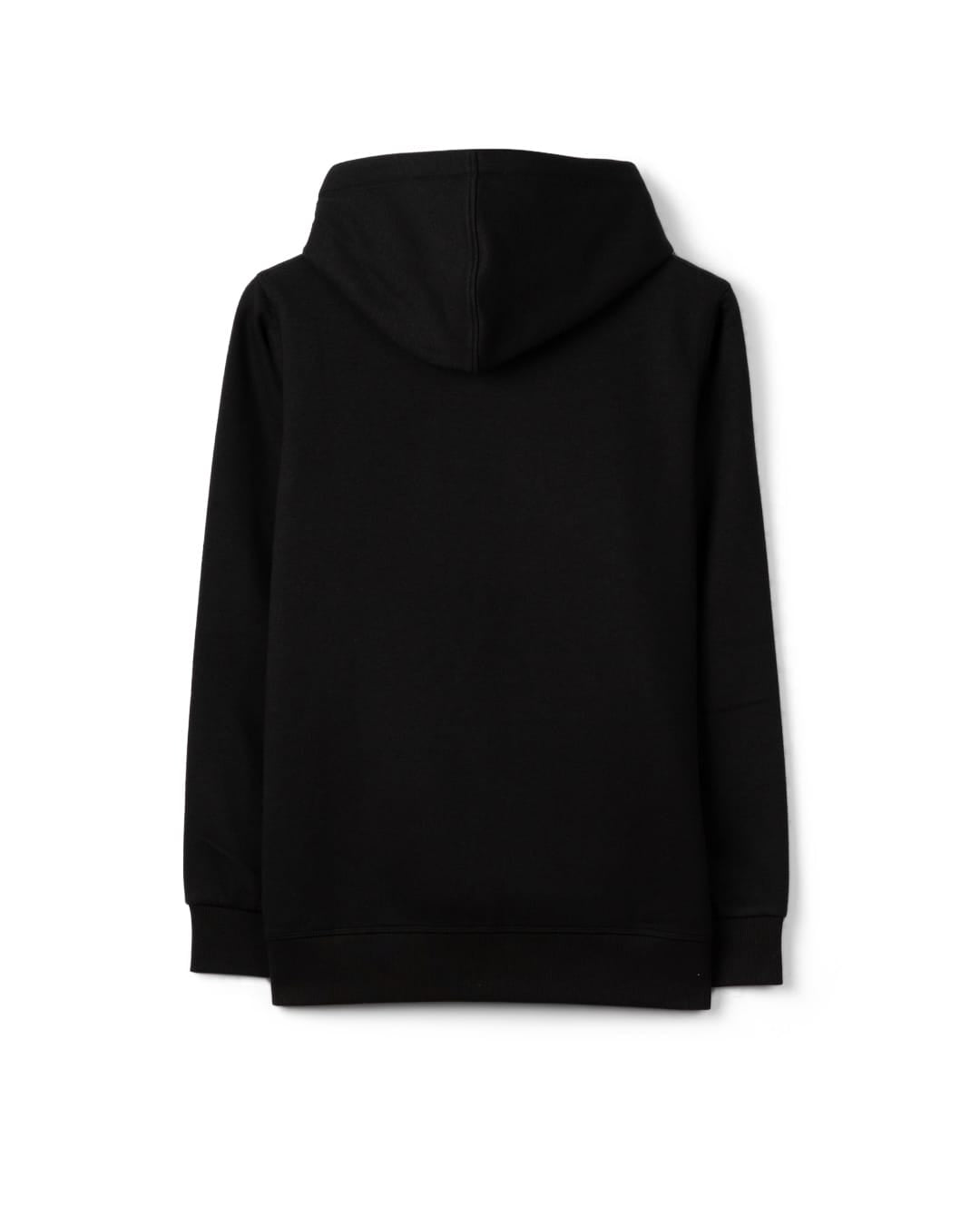 Essential Womens Pop Hoodie in Black