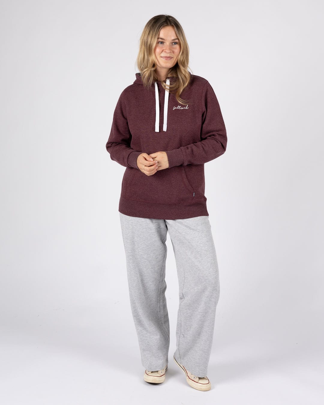 Velator - Womens Pop Hoodie - Dark Purple