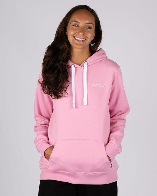 Essential Womens Pop Hoodie in Pink