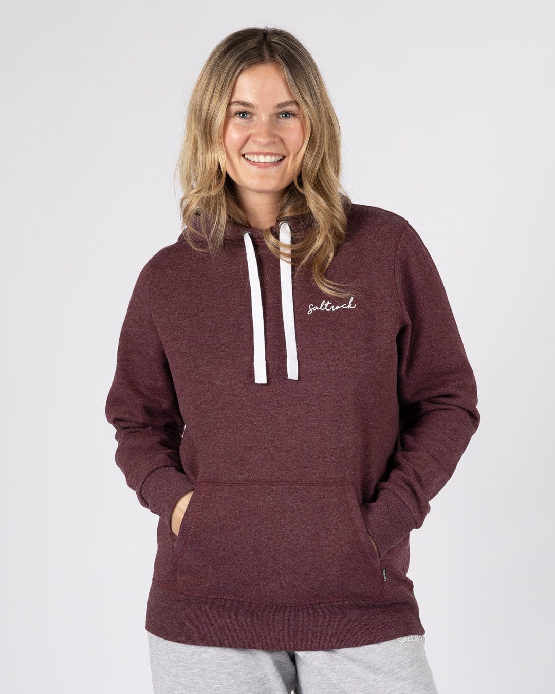 Velator - Womens Pop Hoodie - Dark Purple