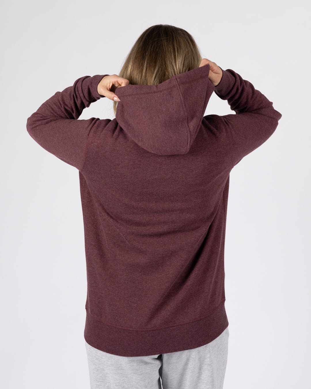 Velator - Womens Pop Hoodie - Dark Purple