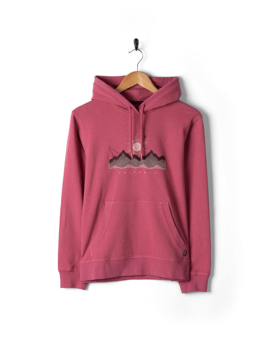 Horizon - Womens Pop Hoodie - Dark Pink