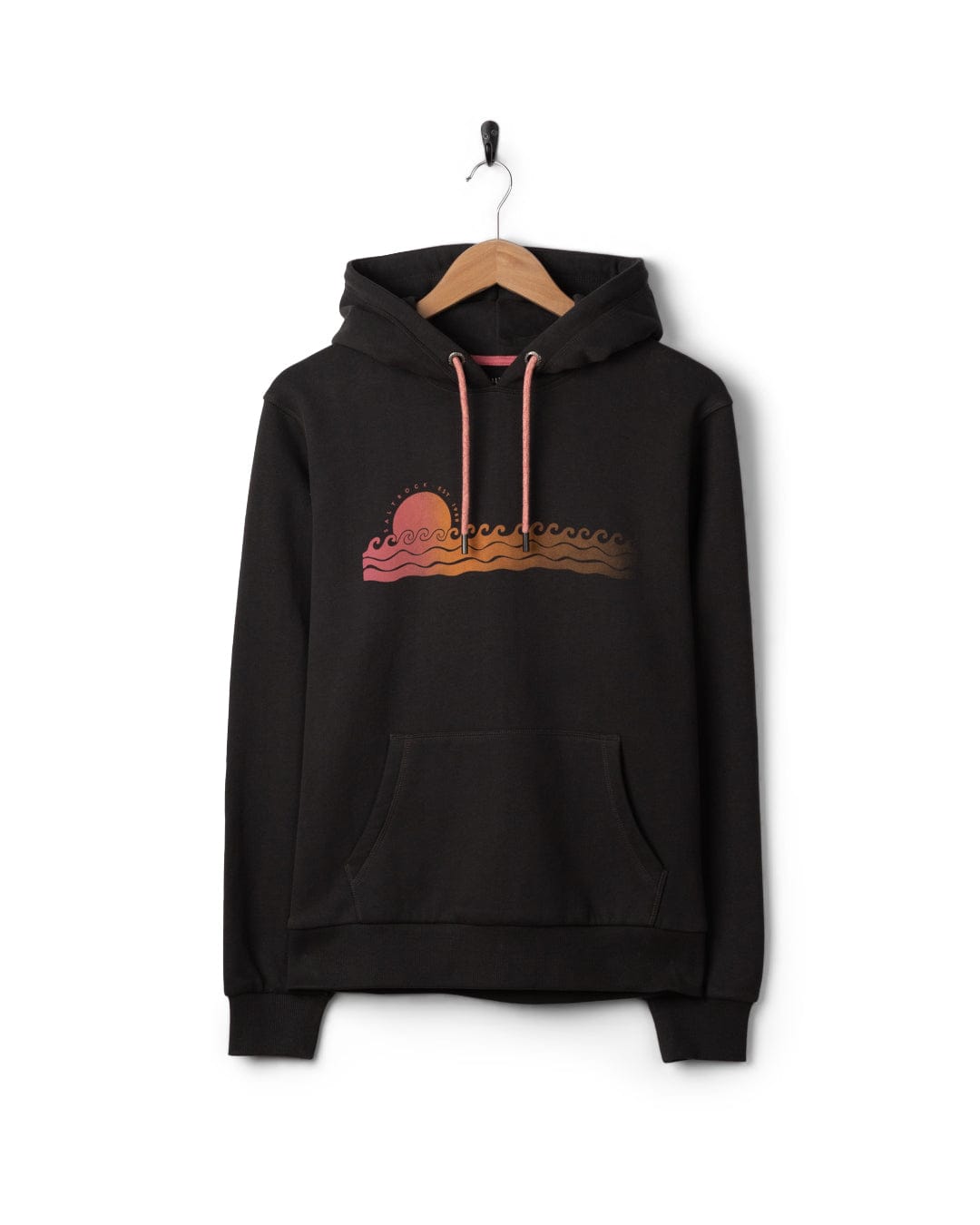 Golden Hour  Womens Pop Hoodie in Dark Grey