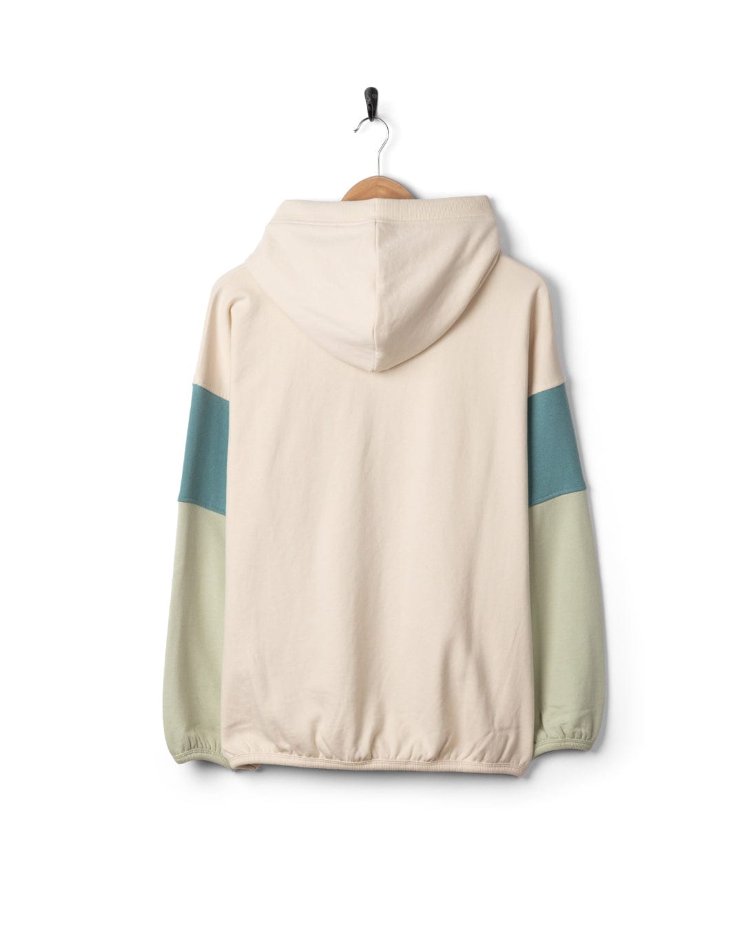 Free Wave  Womens Oversized Pop Hoodie in Cream