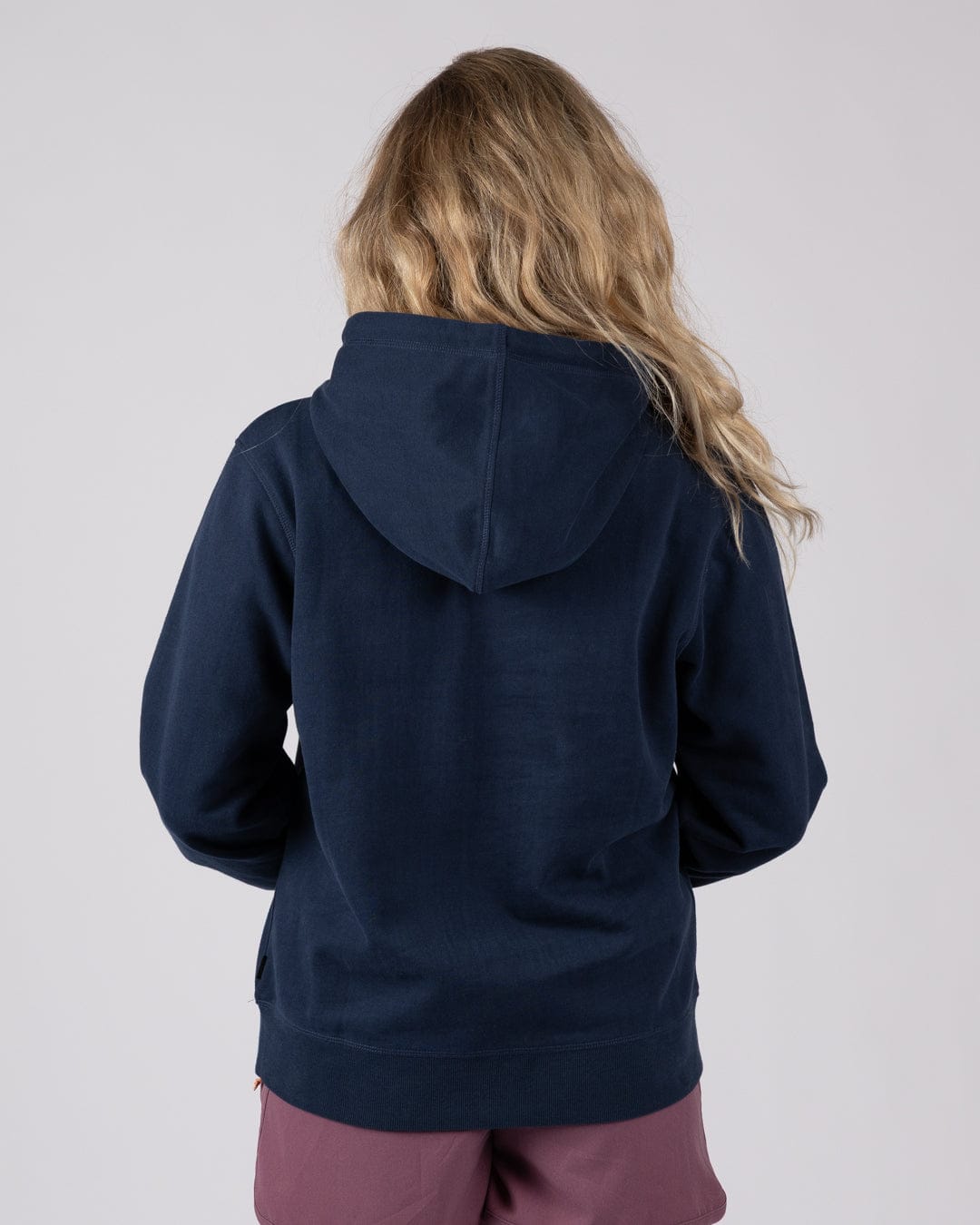 Trader Daze   Womens Pop Hoodie in Blue