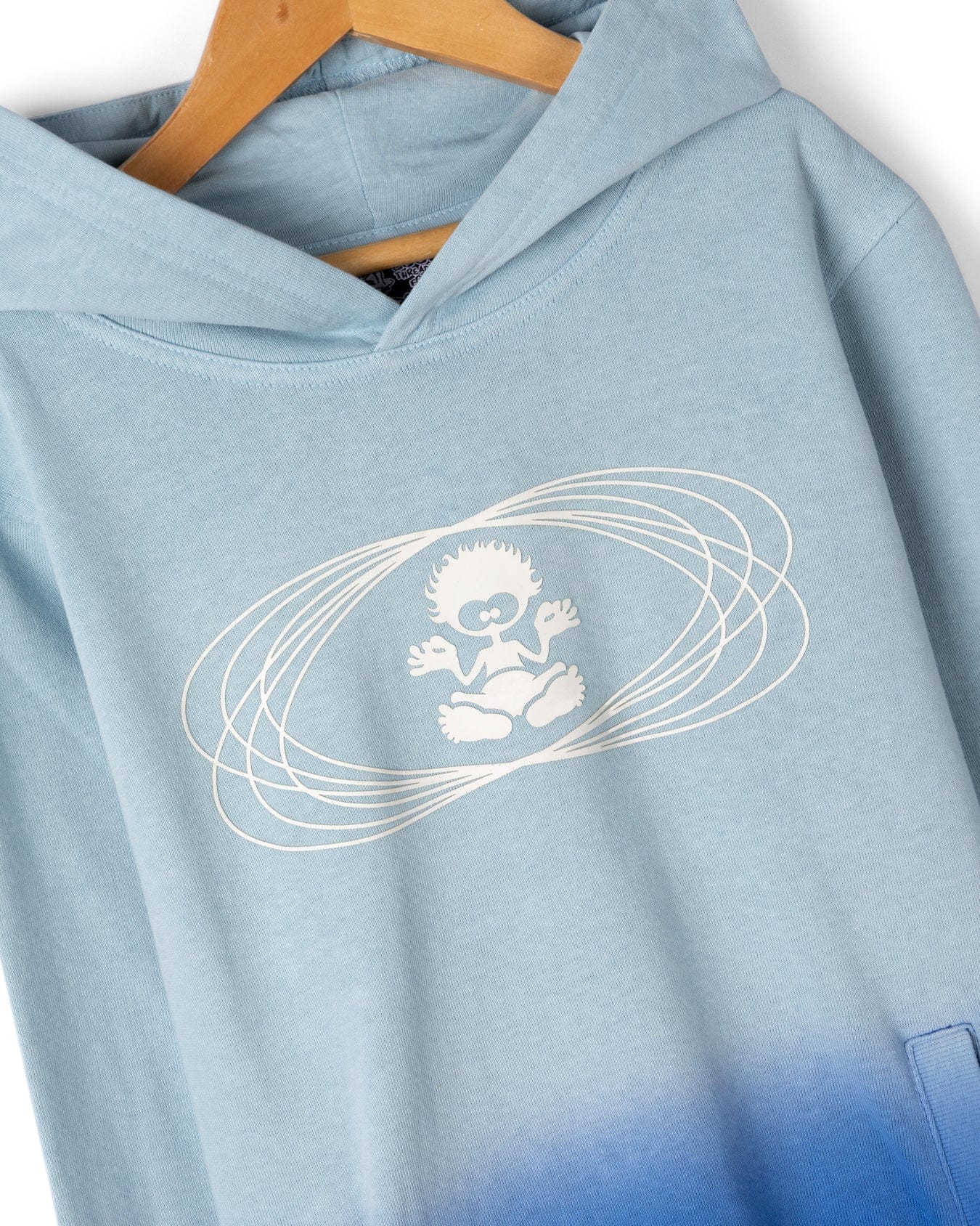 Orbit - Kids Pop Hoodie - Light Blue