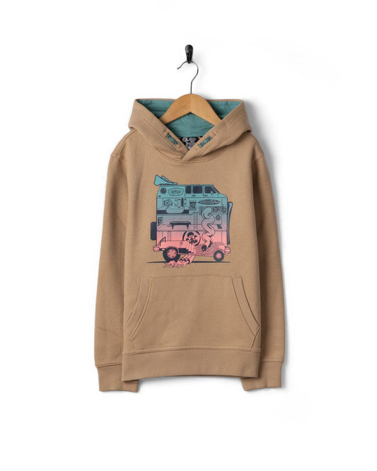 Dream Camper - Kids Pop Hoodie - Beige