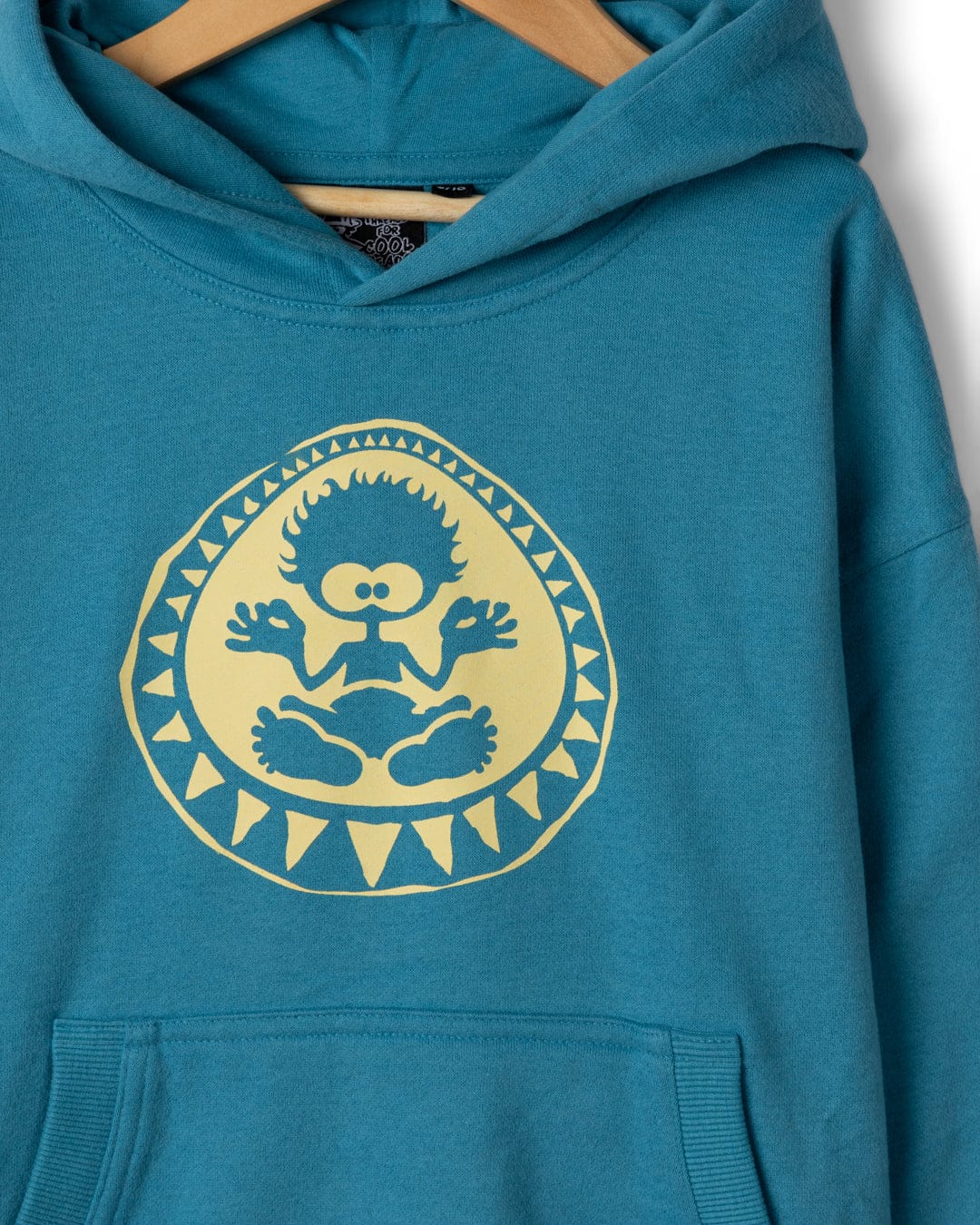 Back In The Day Kids Pop Hoodie in Bright Blue