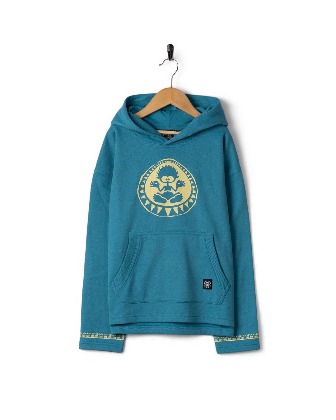 Back In The Day Kids Pop Hoodie in Bright Blue