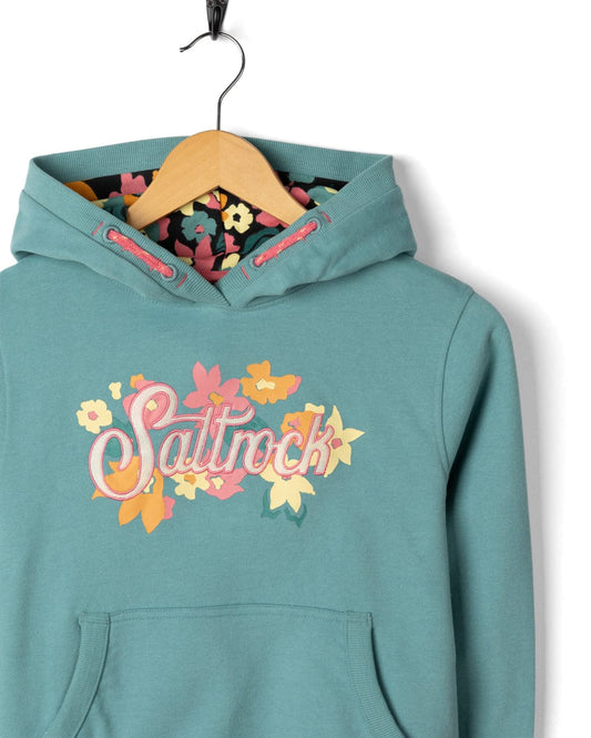 Trader Daze - Kids Pop Hoodie - Light Blue