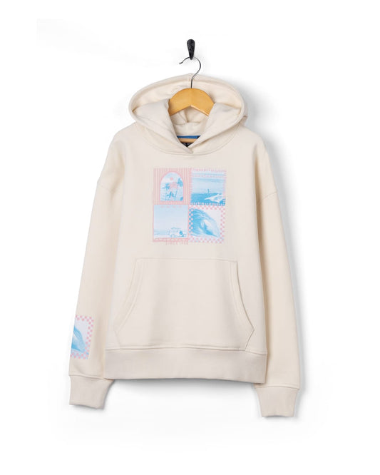 Offshore Kids Oversized Pop Hoodie in Cream