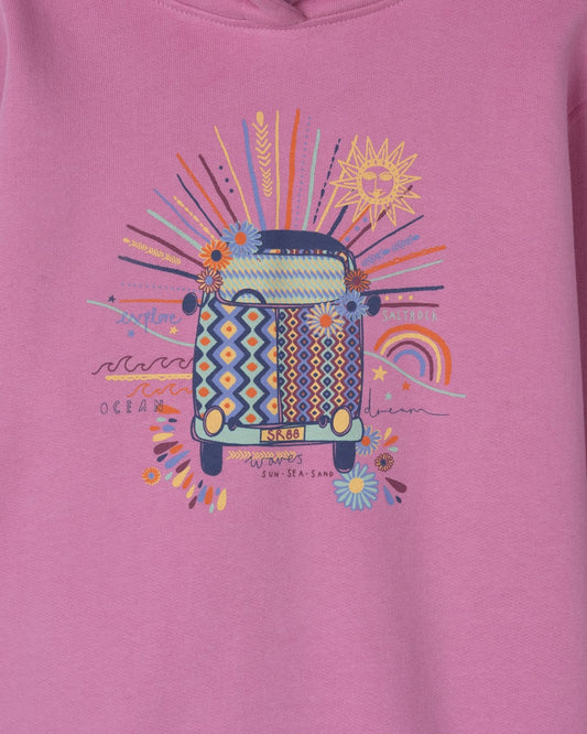 Patchwork Camper - Pop Hood - PINK