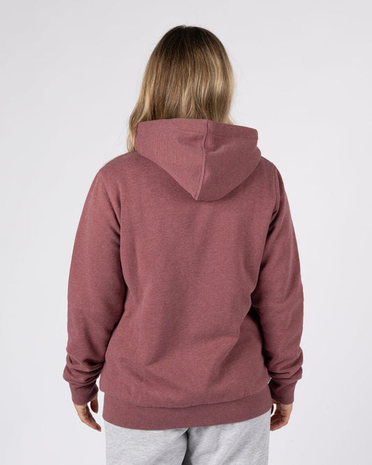 Velator - Womens Borg Lined Hoodie - Burgundy