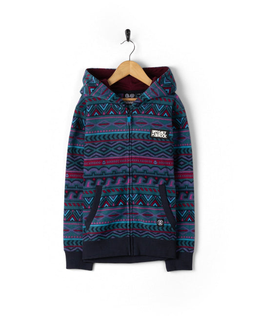 Treehouse  - Kids Microfibre Zip Fleece - Multi
