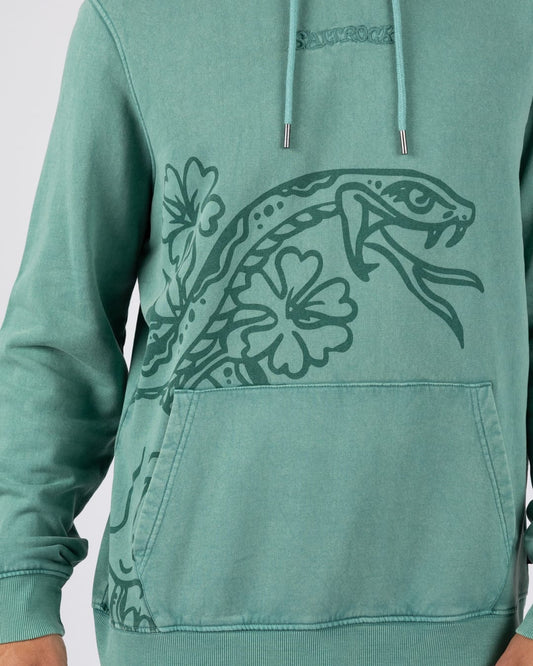 Yesterday's Youth Mens Pop Hoodie in Green