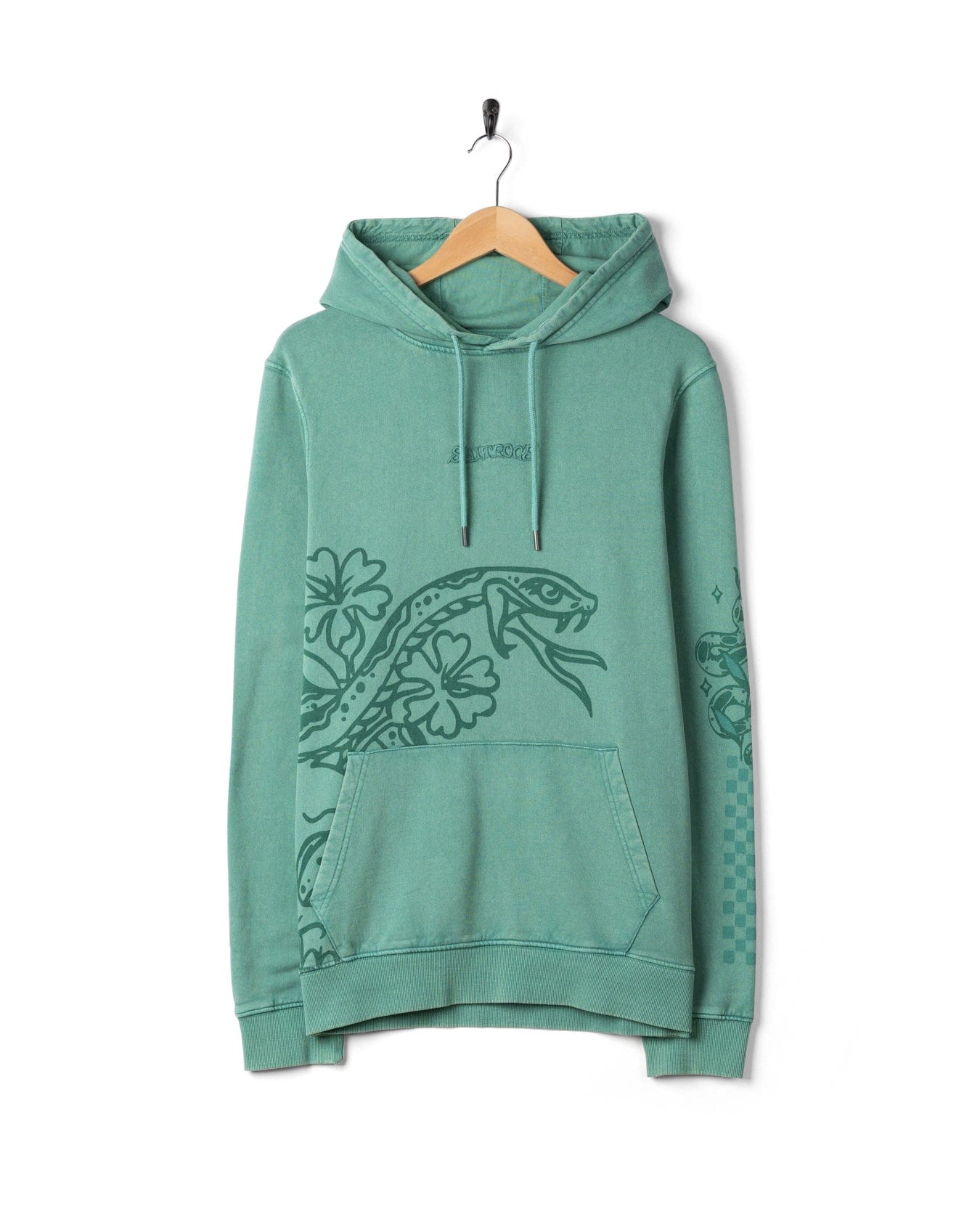 Yesterday's Youth Mens Pop Hoodie in Green