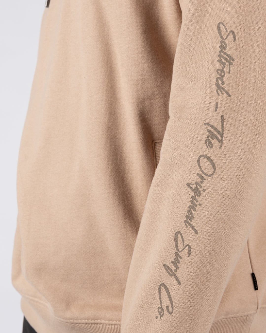 Trail Slogan - Men's Pop Hoodie - Beige