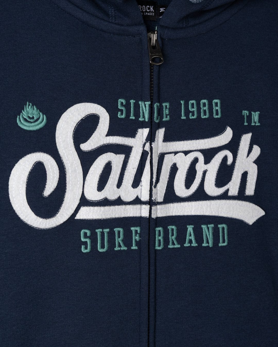 Pitcher Applique - Mens Zip Hoodie - Blue