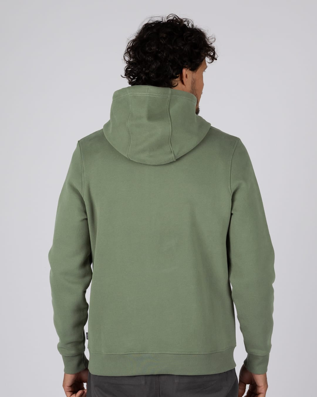 Origin Gecko Zip Through Hoodie in Green