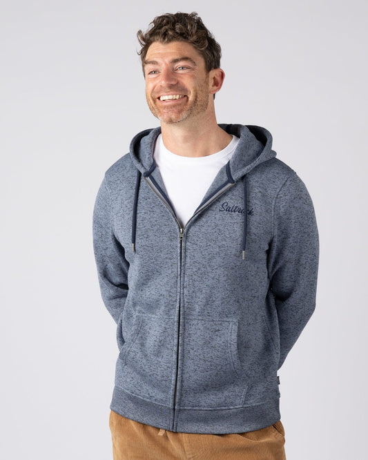 Levis - Men's Water Resistant Zip Hoodie - Blue