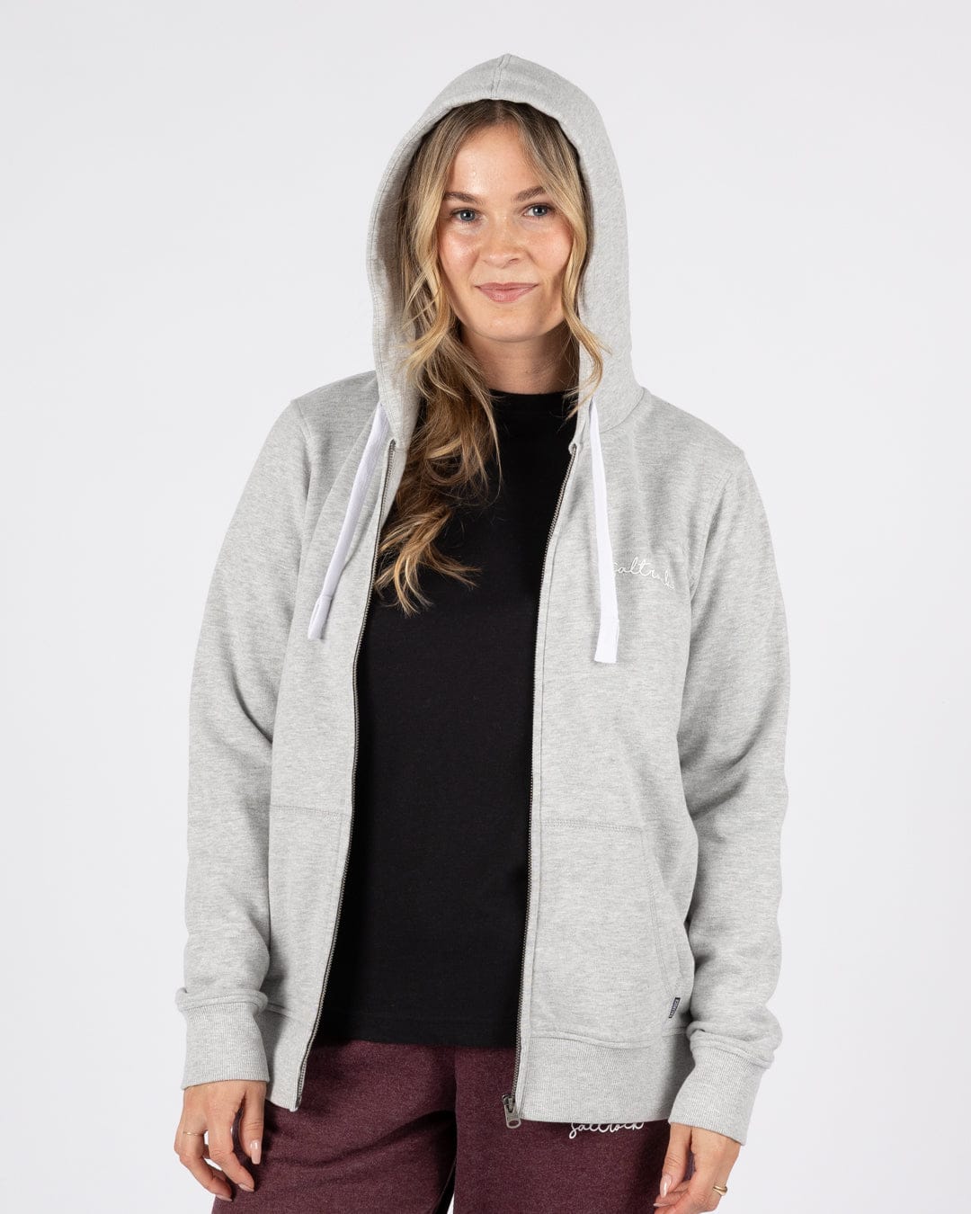 Velator - Womens Zip Hoodie - Grey