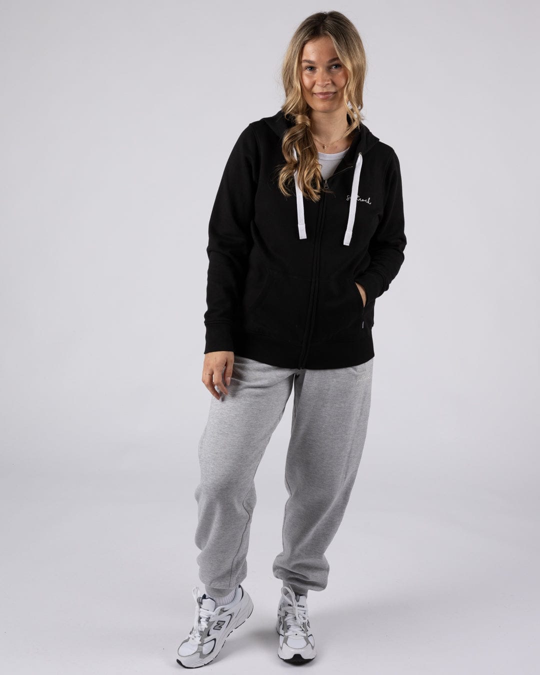 Velator - Womens Zip Hoodie - Black