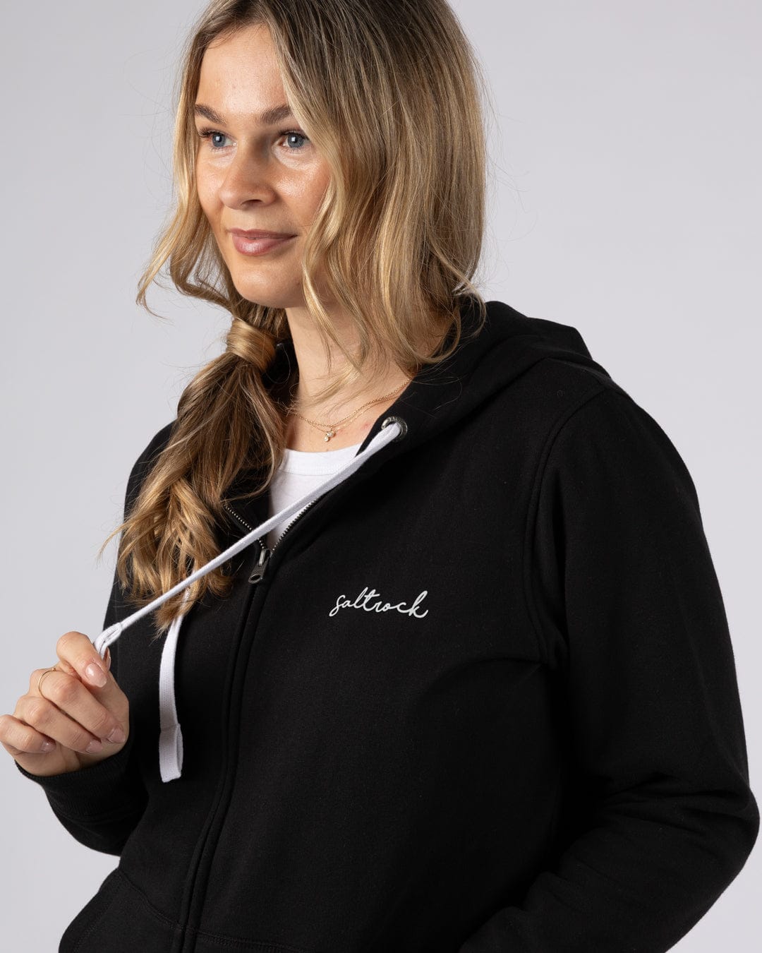 Velator - Womens Zip Hoodie - Black