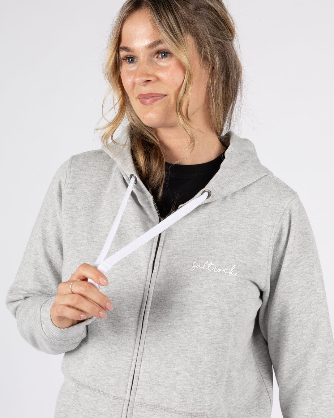 Velator - Womens Zip Hoodie - Grey