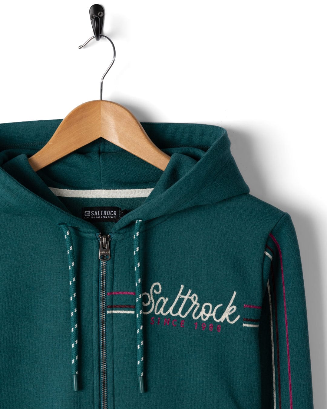 Links - Womens Zip Hoodie - Teal