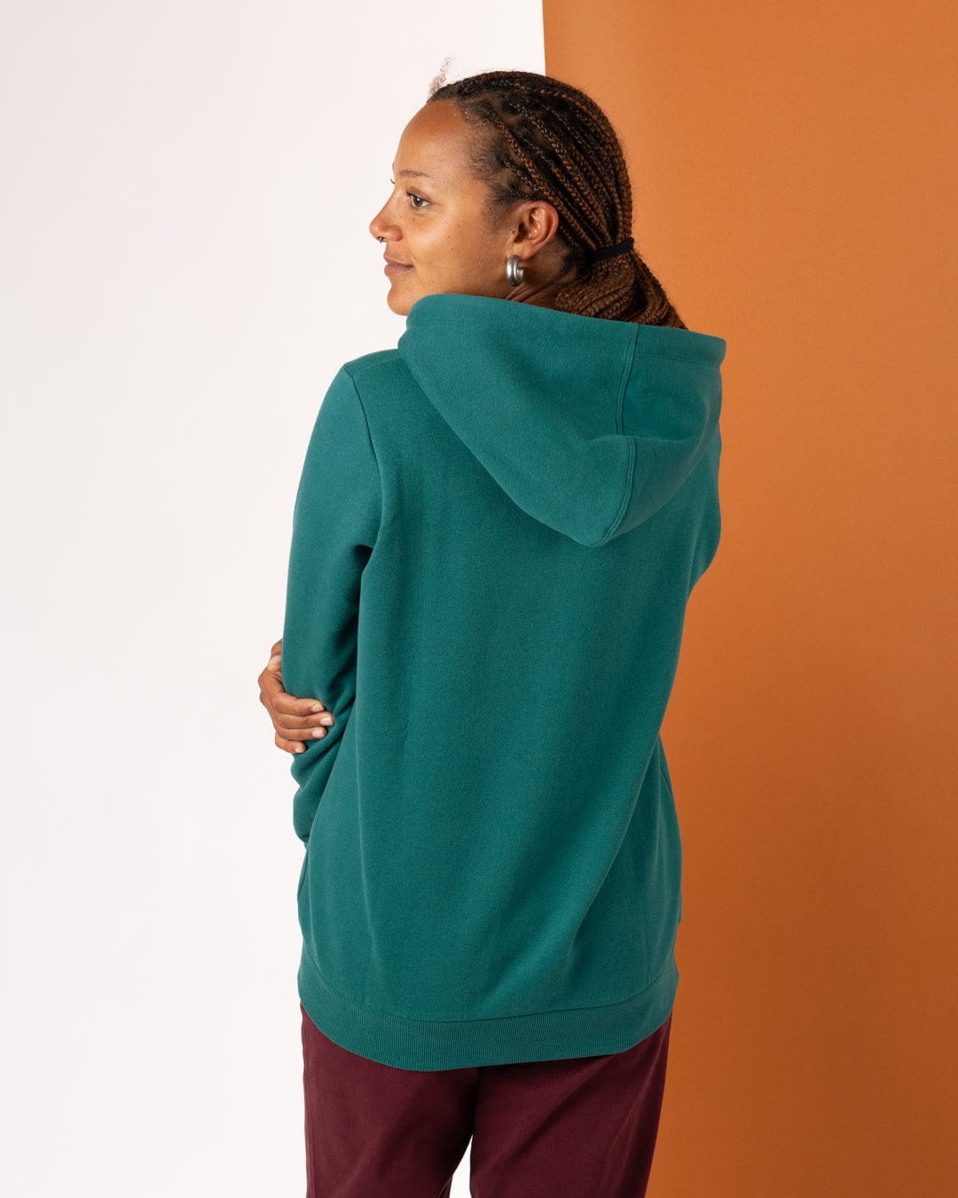 Links - Womens Zip Hoodie - Teal
