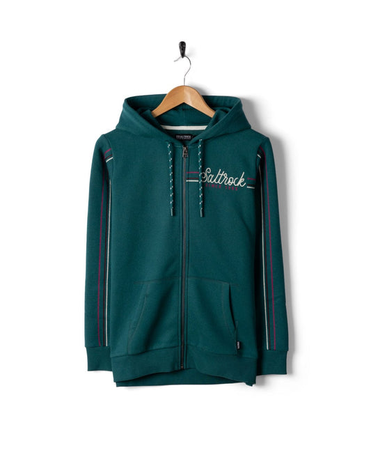Links - Womens Zip Hoodie - Teal