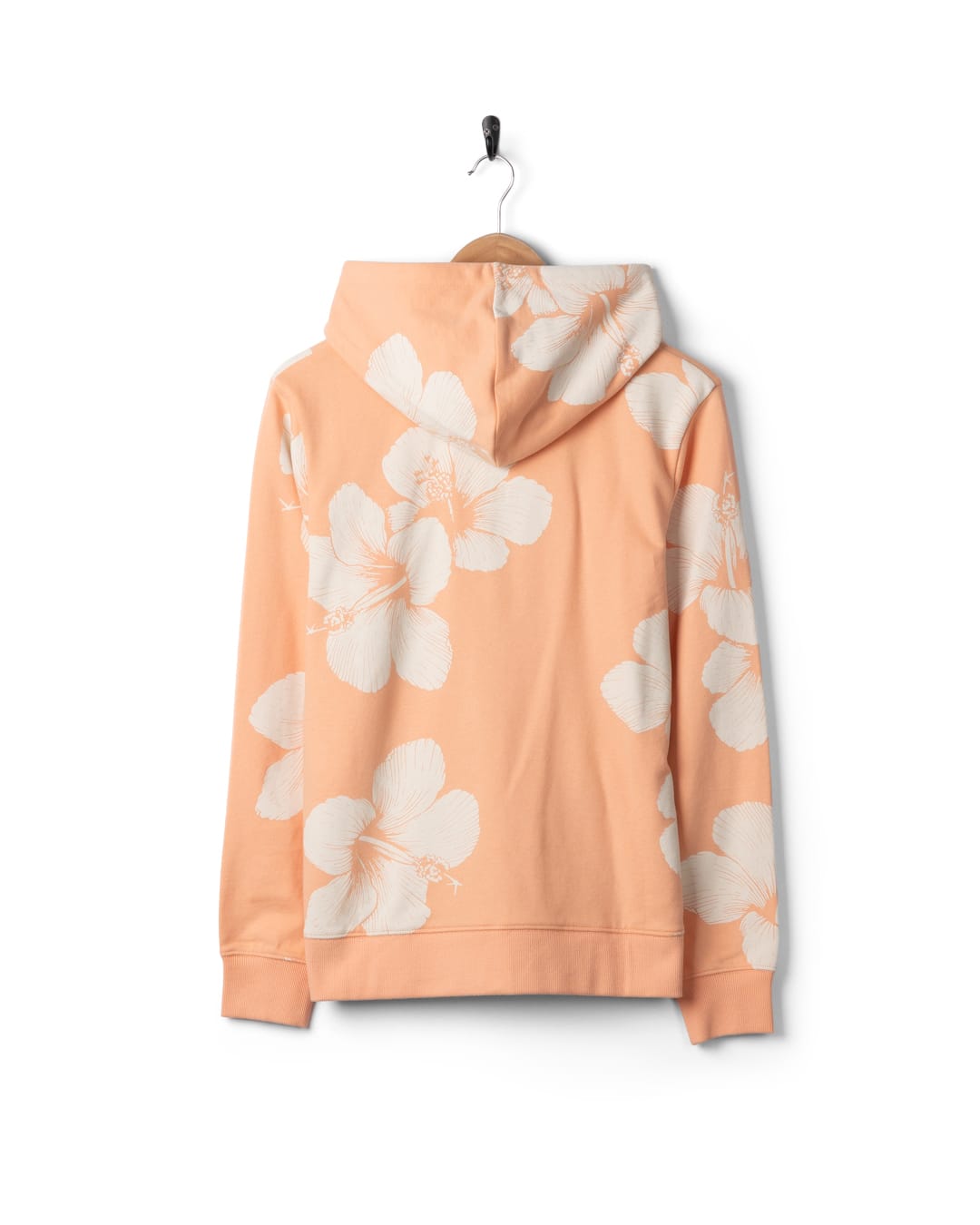 Mandarah Womens Zip Hoodie in Light Pink