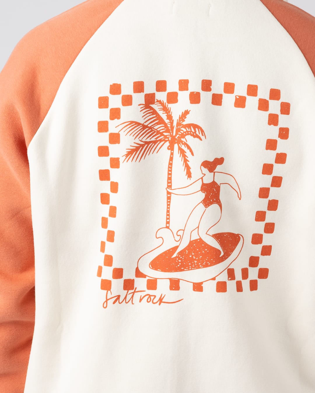 Waves For Days Women Zip Through Hoodie in Cream