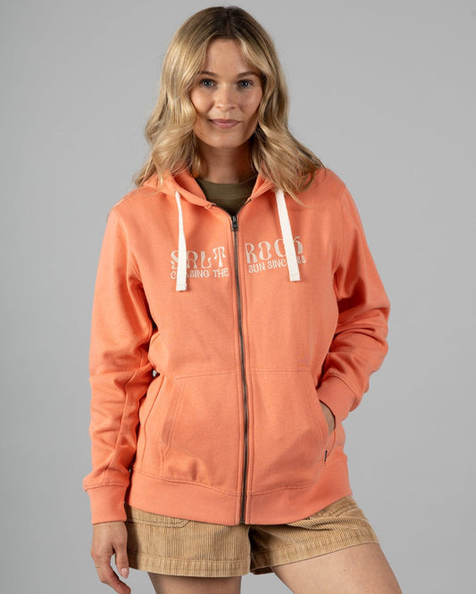 Mantra - Womens Zip Hood - Coral