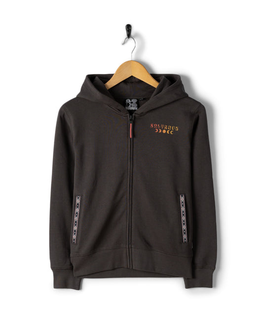 Summer Solstice - Kids Zip Hoodie - Grey
