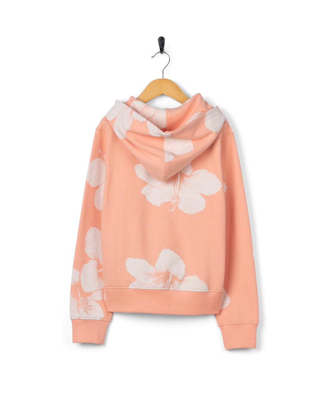 Mandaram Kids Zip Through Hoodie in Light Pink