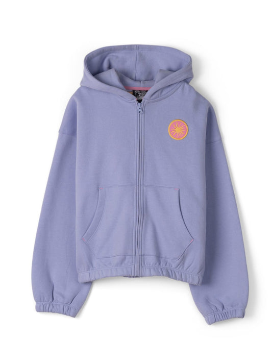 Magic Everyday Kids Oversized Zip Hoodie in Purple