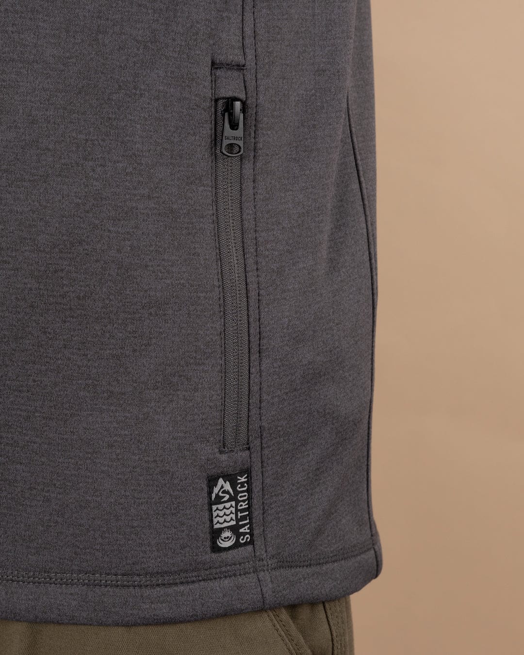 Eli - Mens Zip Hoodie - Dark Grey