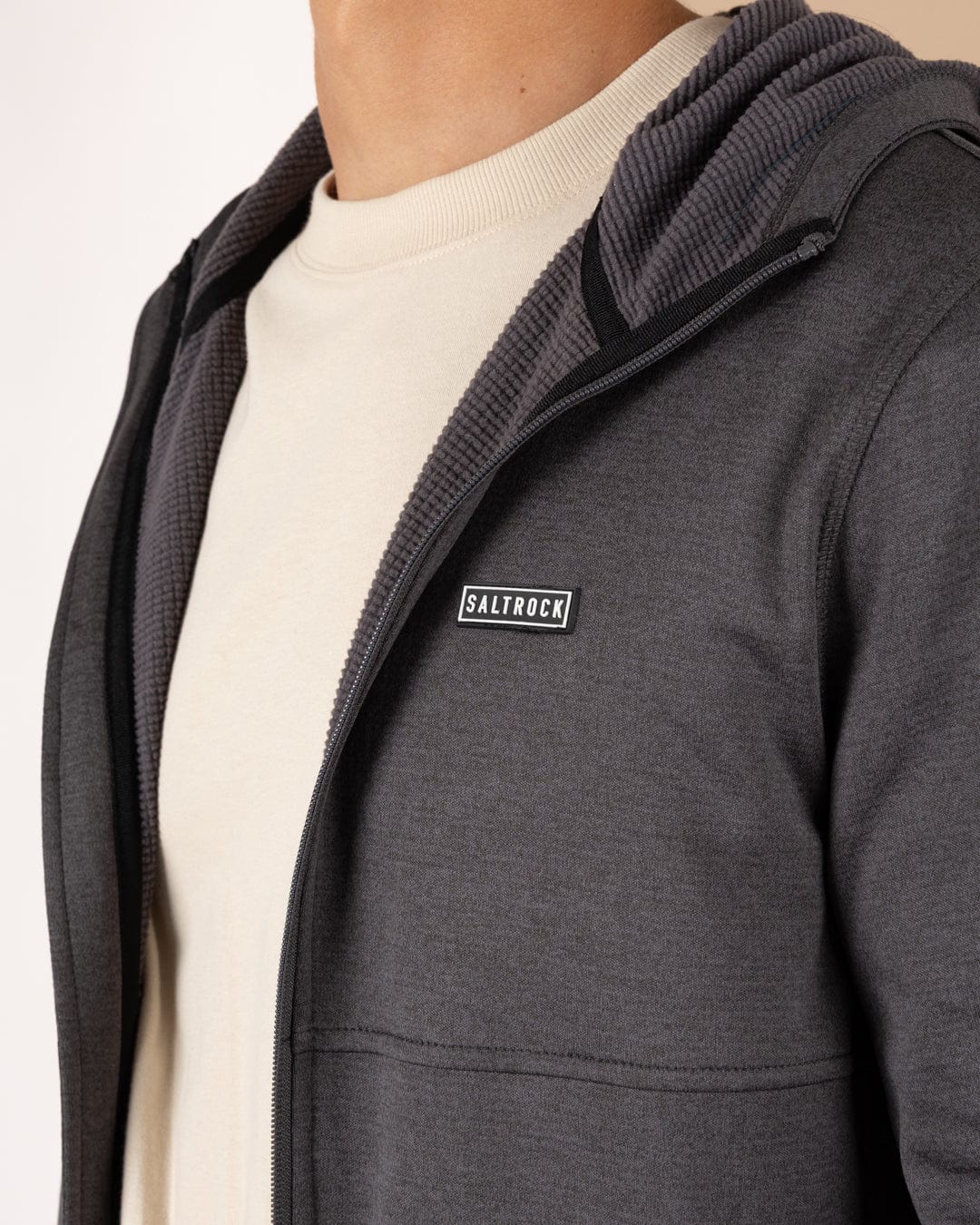 Eli - Mens Zip Hoodie - Dark Grey