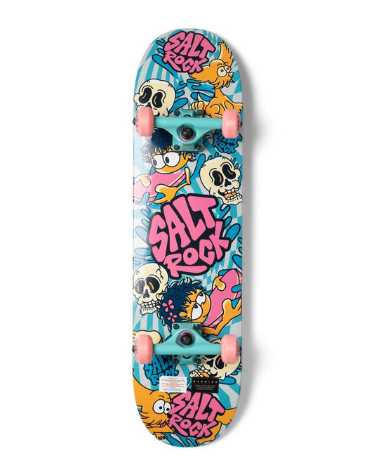 Lush Waves - Skateboard - Blue