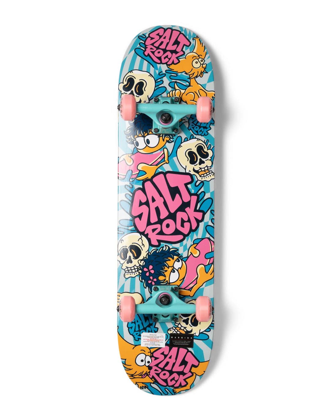 Lush Waves - Skateboard - Blue