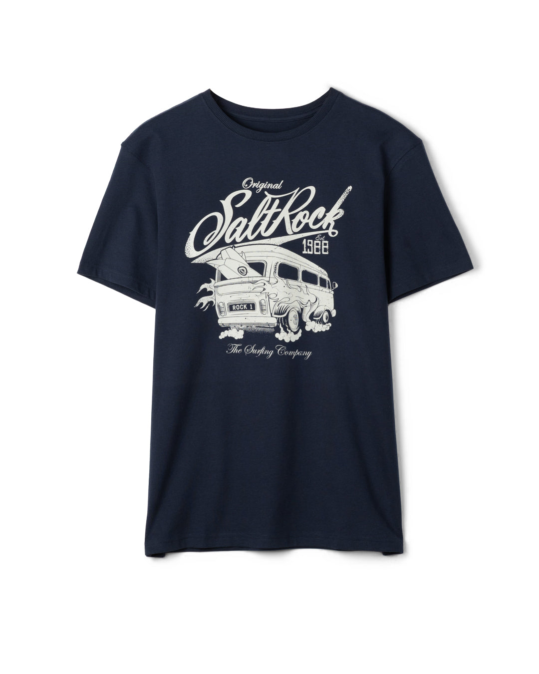 Smoke Em Mens Short Sleeve Tee in Dress Blue