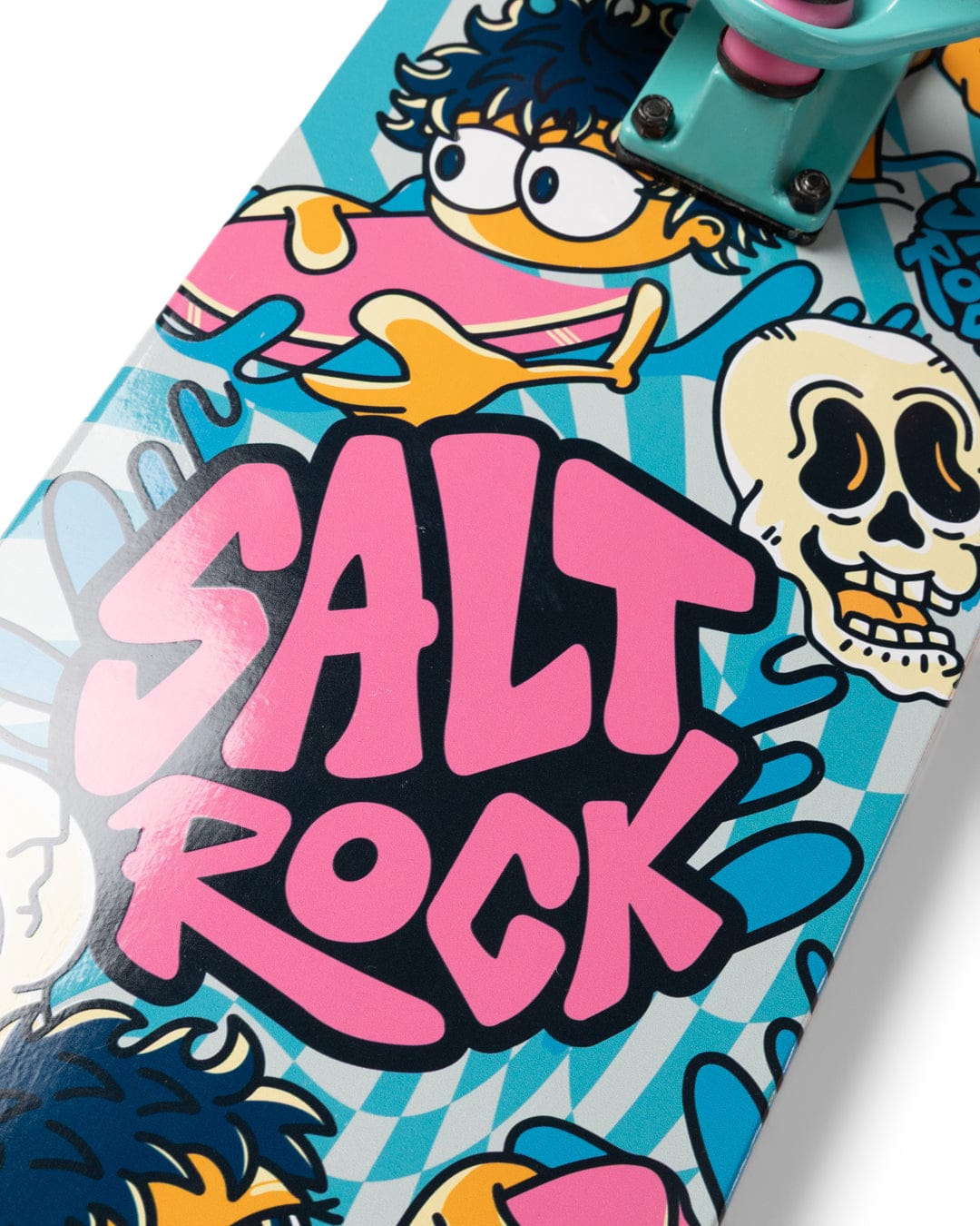 Lush Waves - Skateboard - Blue