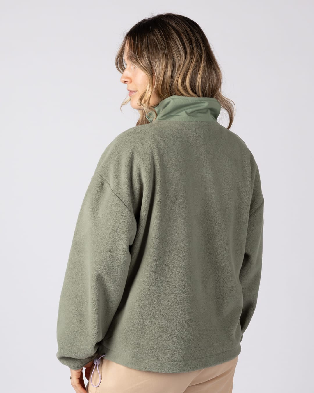 Jori Womens Oversized Fleece In Green