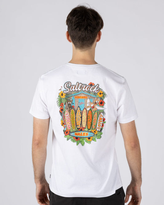 Surf Shack Wales - Mens T-Shirt - White