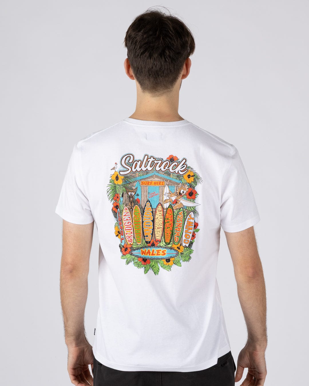 Surf Shack Wales - Mens T-Shirt - White