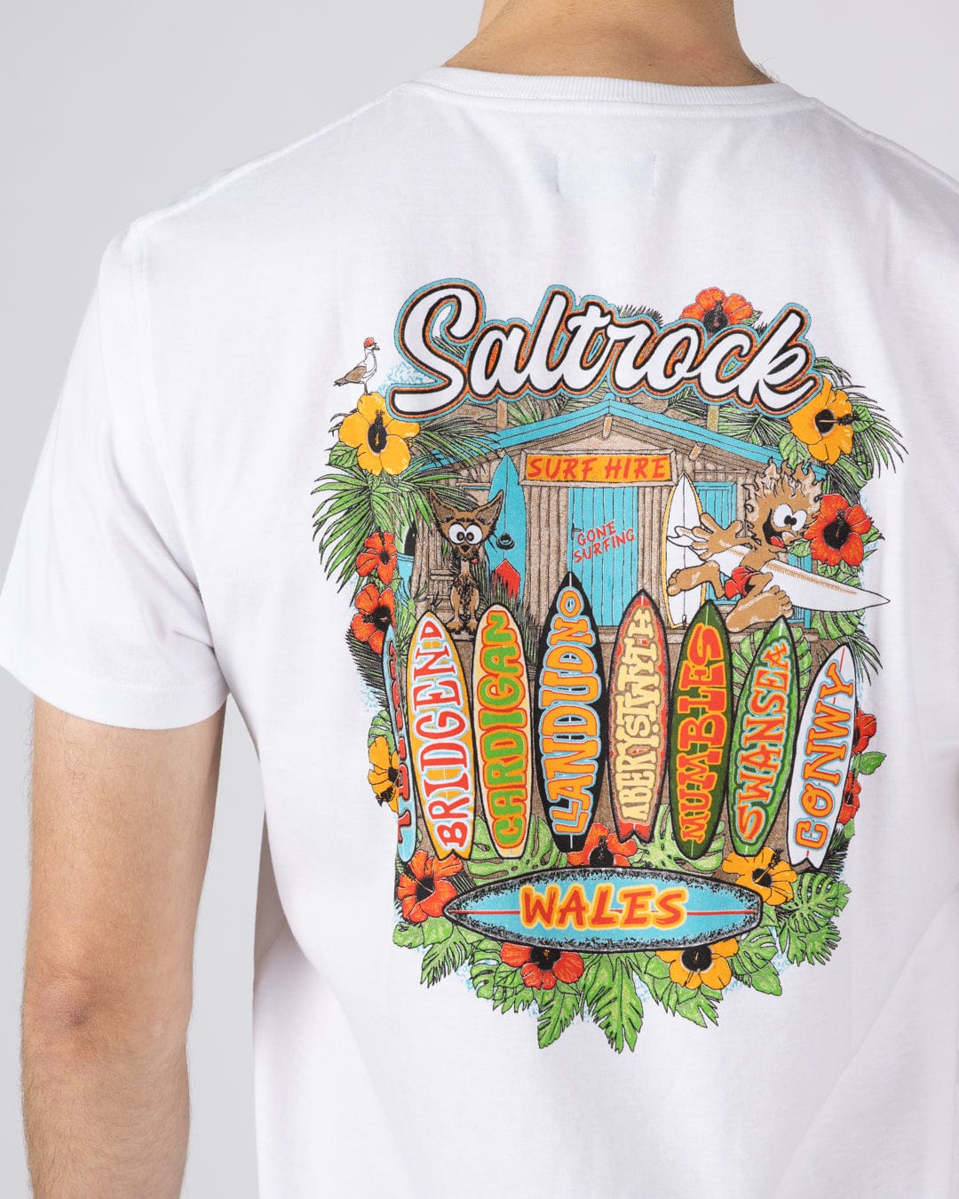 Surf Shack Wales - Mens T-Shirt - White